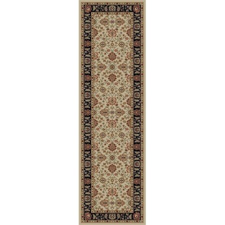 CONCORD GLOBAL 9 ft. 3 in. x 12 ft. 6 in. Ankara Zeigler - Ivory 62128